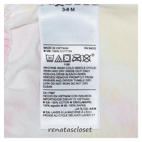 Old Navy Baby Girls' Tie-Dye Printed Pull-On Jersey-Knit Shorts NWT - Picture 8 of 10